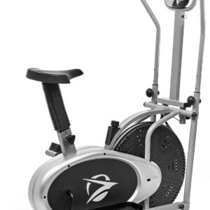 2-in-1 Elliptical & Exercise Bike for Low-Impact Cardio at Home