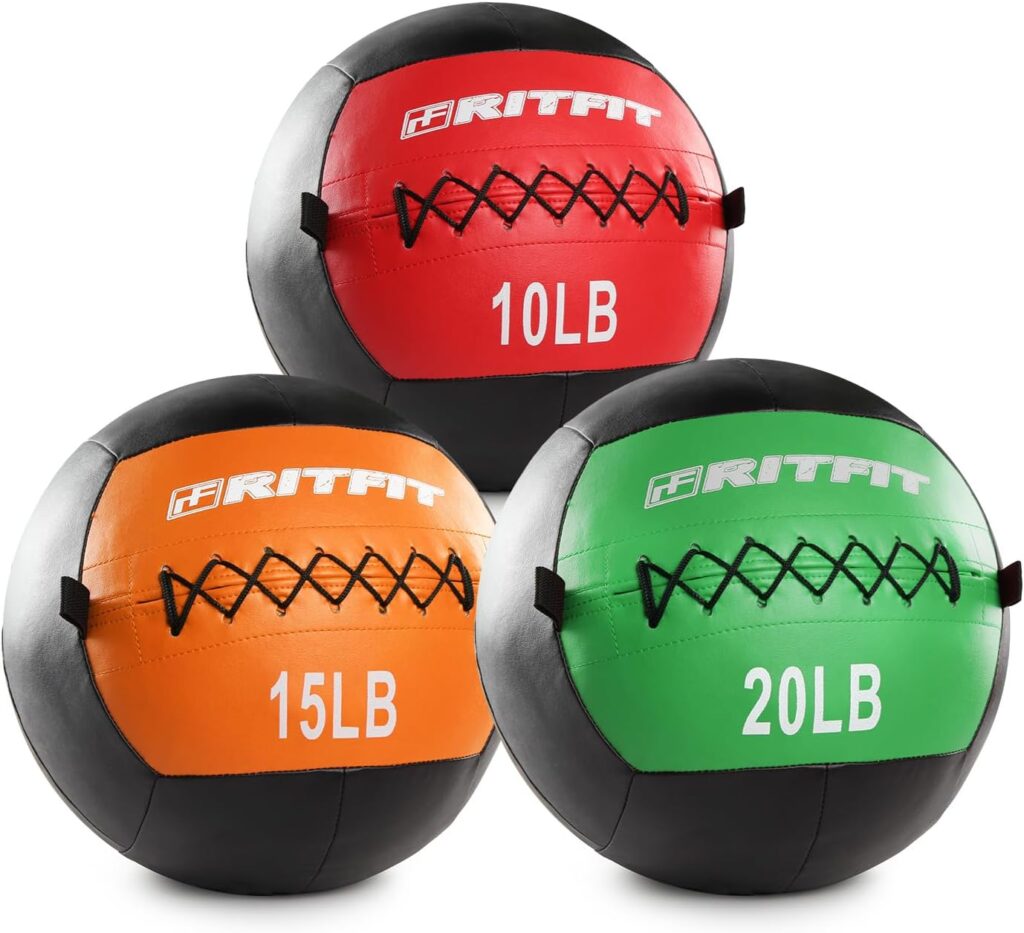 RitFit Soft Medicine Ball for Wall Ball & Strength Training