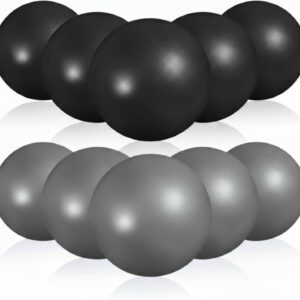 Set of 10 Mini Pilates Balls for Core Workouts & Balance Training