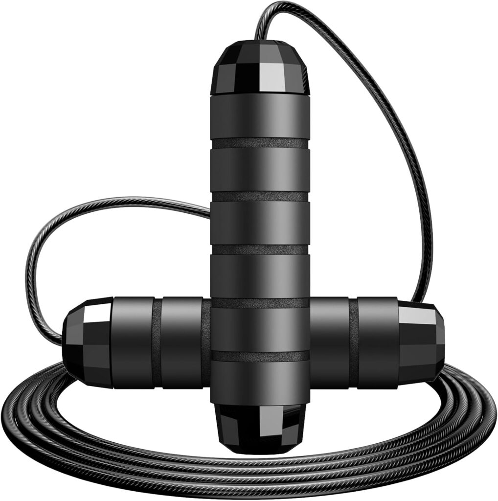 Tangle-Free Speed Jump Rope with Ball Bearings for Fast Workouts
