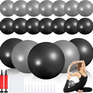 20 Pack Mini Pilates Balls 9 Inch for Yoga & Core Strength