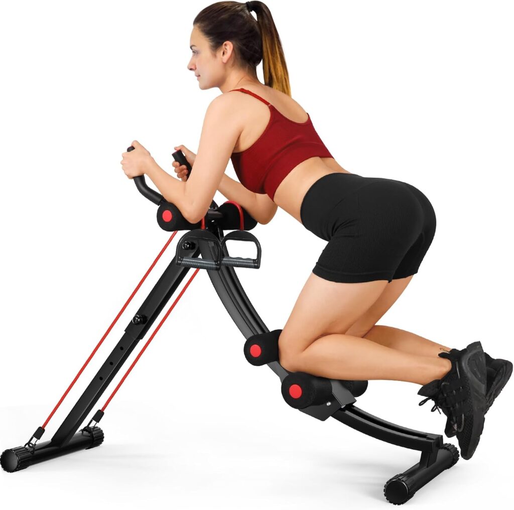 Adjustable Core Ab Machine for Women – Home Ab Workout Equipment