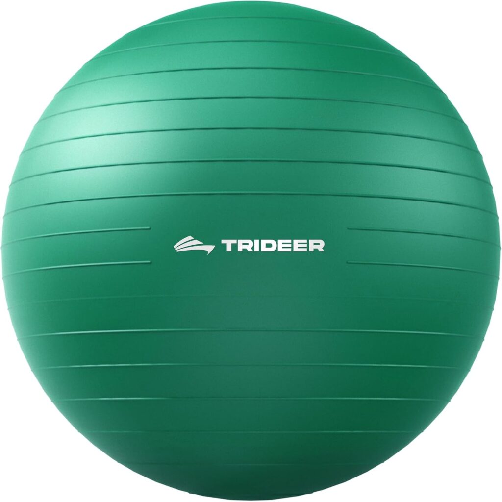 Trideer Exercise Ball for Core Strength & Physical Therapy