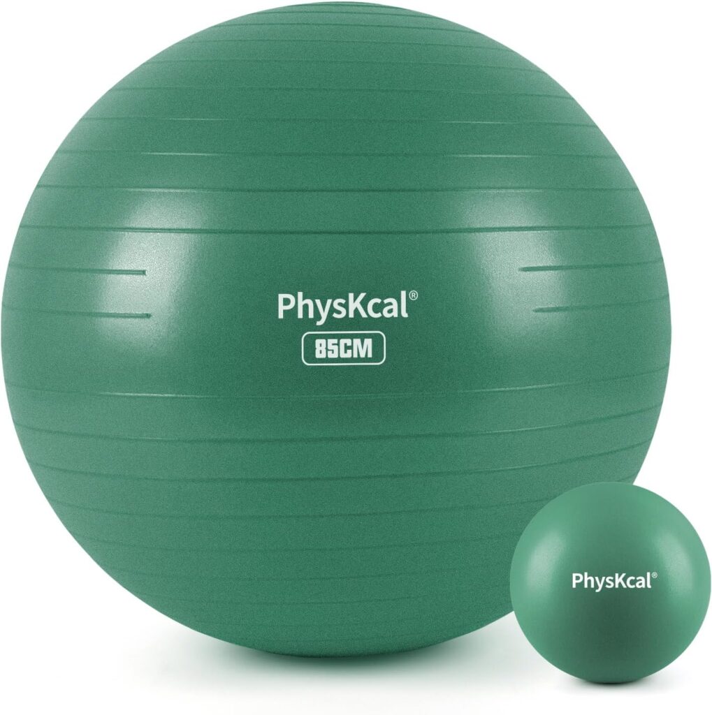 Stability & Core Workout Ball Set – Yoga Pilates Exercise Ball, 4 Sizes