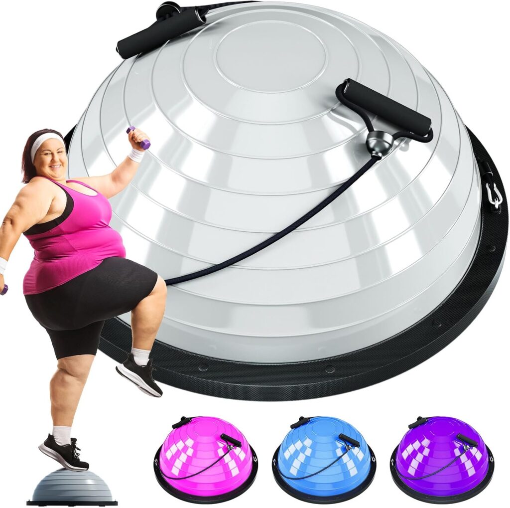 23″ Half Balance Ball for Core Workouts & Stability Training