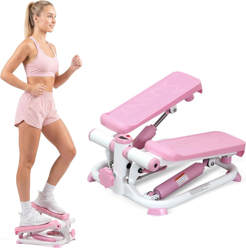 Compact Mini Stepper for Seated Cardio Workouts at Home