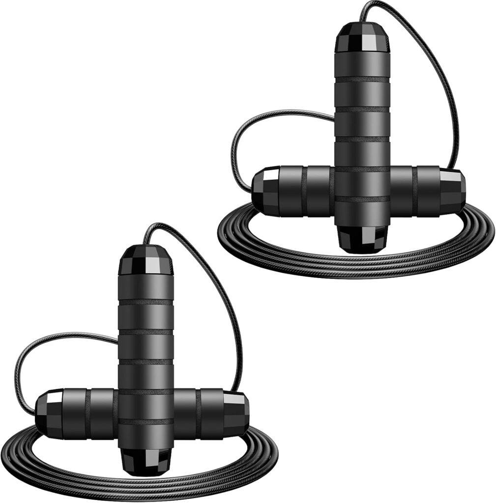 Tangle-Free Speed Jump Rope with Ball Bearings for Smooth Workouts