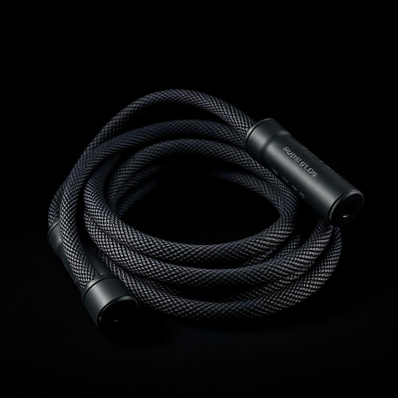 Weighted jump rope with thick braided cable