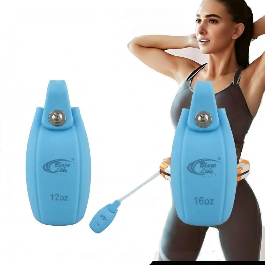Adjustable Weighted Fitness Hoop for Core Workouts with 12oz & 16oz Bags